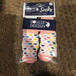 Doggie Design anti-skid dog socks size small NIP